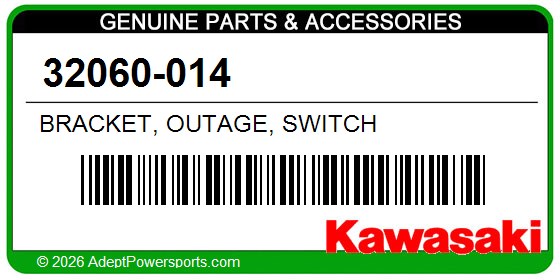 Kawasaki 32060-014 Bracket, Outage, Switch