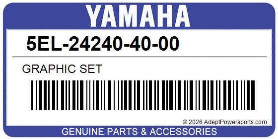 Yamaha 5EL-24240-40-00 Graphic Set