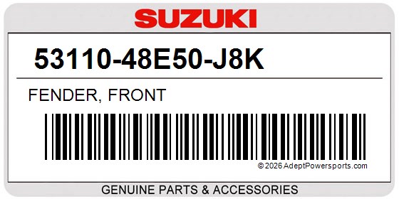 Suzuki 53110-48E50-J8K Fender, Front