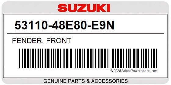 Suzuki 53110-48E80-E9N Fender, Front