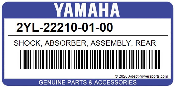 Yamaha 2YL-22210-01-00 Shock, Absorber, Assembly, Rear