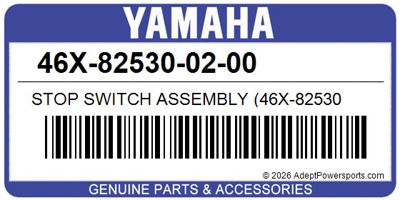 Yamaha 46X-82530-02-00 Stop Switch Assembly (46X-82530
