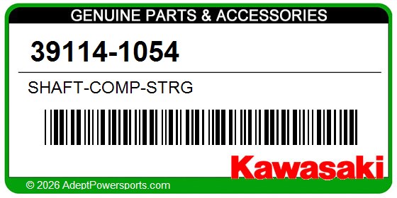 Kawasaki 39114-1054 Shaft-Comp-Strg