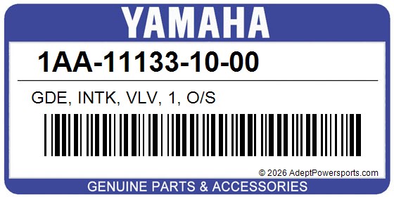 Yamaha 1AA-11133-10-00 Gde, Intk, Vlv, 1, O/S