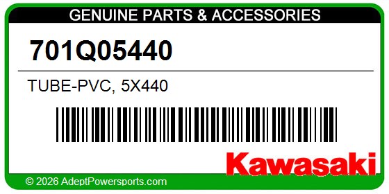 Kawasaki 701Q05440 Tube-Pvc, 5X440