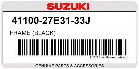 Suzuki 41100-27E31-33J Frame (Black)