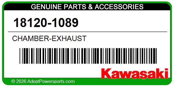 Kawasaki 18120-1089 Chamber-Exhaust