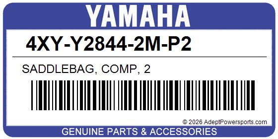 Yamaha 4XY-Y2844-2M-P2 Saddlebag, Comp, 2