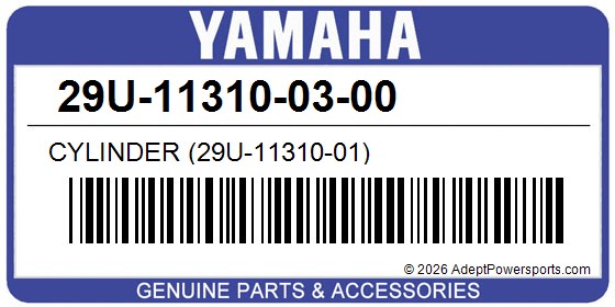 Yamaha 29U-11310-03-00 Cylinder (29U-11310-01)