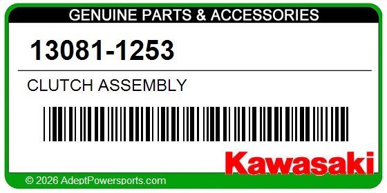 Kawasaki 13081-1253 Clutch Assembly