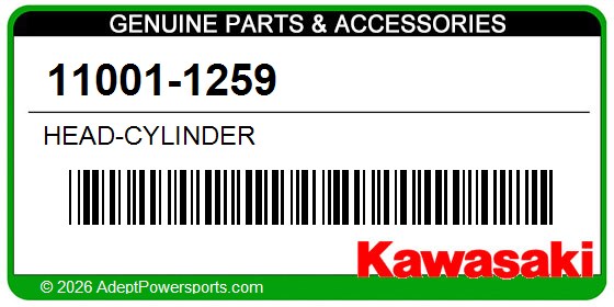Kawasaki 11001-1259 Head-Cylinder