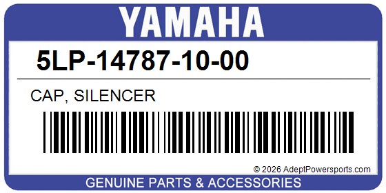 Yamaha 5LP-14787-10-00 Cap, Silencer