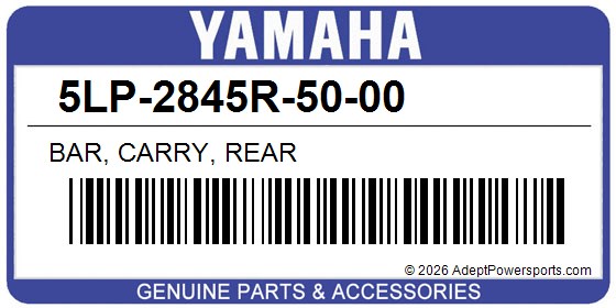 Yamaha 5LP-2845R-50-00 Bar, Carry, Rear
