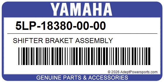 Yamaha 5LP-18380-00-00 Shifter Braket Assembly