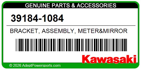 Kawasaki 39184-1084 Bracket, Assembly, Meter&Mirror
