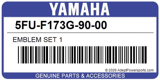 Yamaha 5FU-F173G-90-00 Emblem Set 1