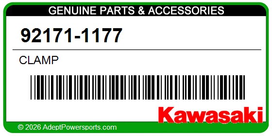 Kawasaki 92171-1177 Clamp