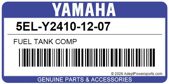 Yamaha 5EL-Y2410-12-07 Fuel Tank Comp