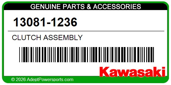 Kawasaki 13081-1236 Clutch Assembly