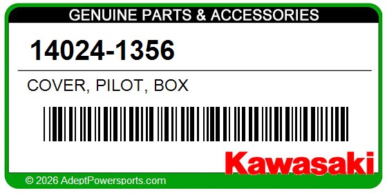 Kawasaki 14024-1356 Cover, Pilot, Box