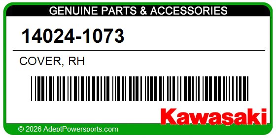 Kawasaki 14024-1073 Cover, Rh