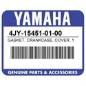 Yamaha 4JY-15451-01-00 Gasket, Crankcase, Cover, 1