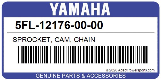 Yamaha 5FL-12176-00-00 Sprocket, Cam, Chain