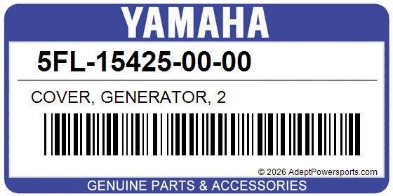 Yamaha 5FL-15425-00-00 Cover, Generator, 2