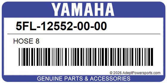 Yamaha 5FL-12552-00-00 Hose 8