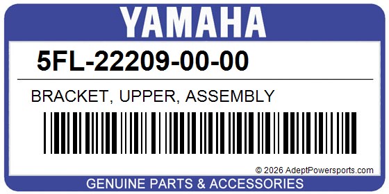 Yamaha 5FL-22209-00-00 Bracket, Upper, Assembly