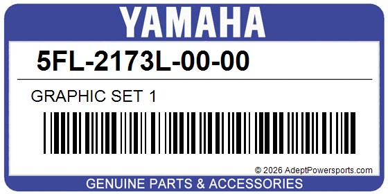 Yamaha 5FL-2173L-00-00 Graphic Set 1