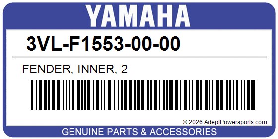 Yamaha 3VL-F1553-00-00 Fender, Inner, 2