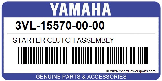 Yamaha 3VL-15570-00-00 Starter Clutch Assembly