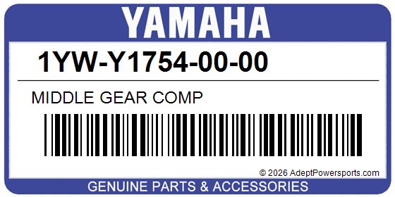 Yamaha 1YW-Y1754-00-00 Middle Gear Comp