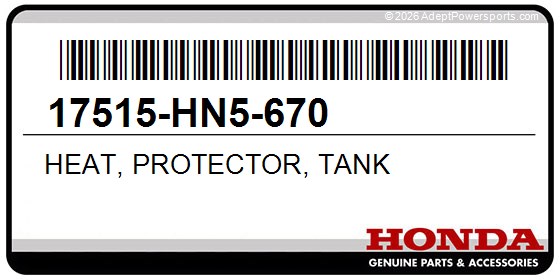 Honda 17515-HN5-670 Heat, Protector, Tank