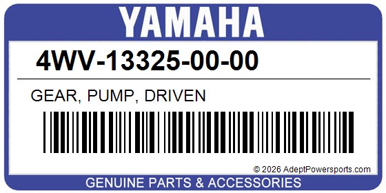 Yamaha 4WV-13325-00-00 Gear, Pump, Driven
