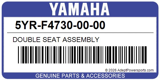 Yamaha 5YR-F4730-00-00 Double Seat Assembly