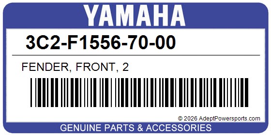 Yamaha 3C2-F1556-70-00 Fender, Front, 2