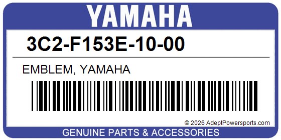 Yamaha 3C2-F153E-10-00 Emblem, Yamaha