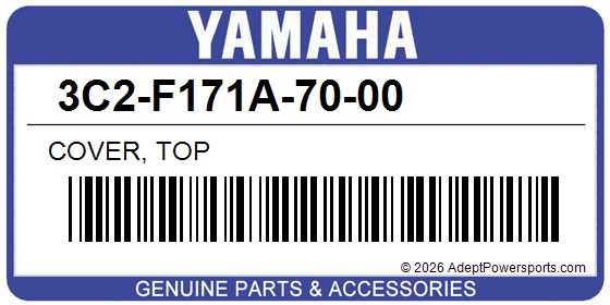 Yamaha 3C2-F171A-70-00 Cover, Top