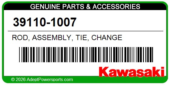 Kawasaki 39110-1007 Rod, Assembly, Tie, Change