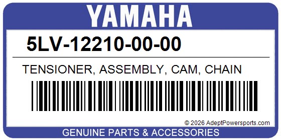 Yamaha 5LV-12210-00-00 Tensioner, Assembly, Cam, Chain