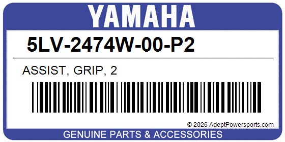 Yamaha 5LV-2474W-00-P2 Assist, Grip, 2