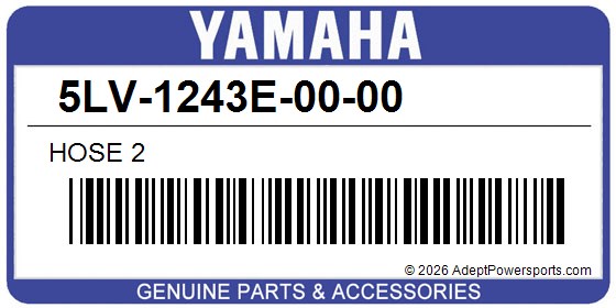 Yamaha 5LV-1243E-00-00 Hose 2