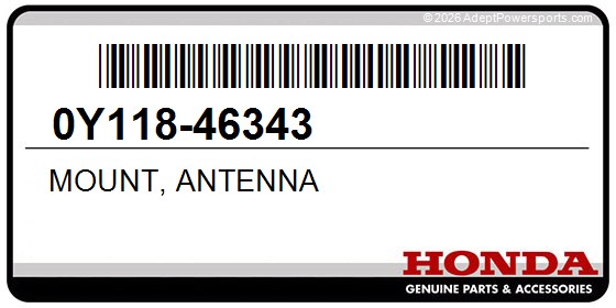 Honda 0Y118-46343 Mount, Antenna
