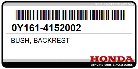 Honda 0Y161-4152002 Bush, Backrest