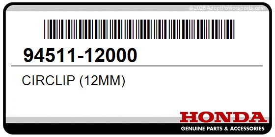 Honda 94511-12000 Circlip (12Mm)
