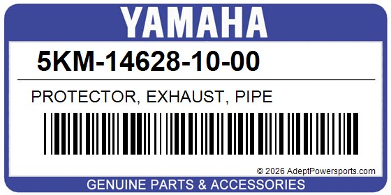 Yamaha 5KM-14628-10-00 Protector, Exhaust, Pipe