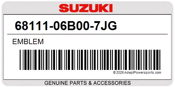 Suzuki 68111-06B00-7JG Emblem