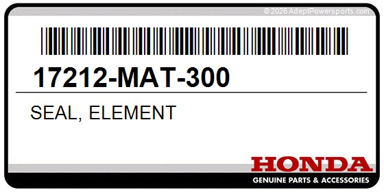 Honda 17212-MAT-300 Seal, Element